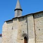 Les Billanges : Eglise de la Nativité-de-Saint-Jean-Baptiste se distingue extérieurement par sa simplicité et sa robustesse. de Saint Jean-Baptiste